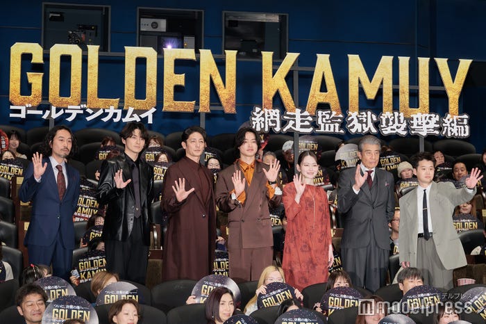 片桐健滋監督、眞栄田郷敦、玉木宏、山崎賢人、山田杏奈、舘ひろし、矢本悠馬(C)モデルプレス