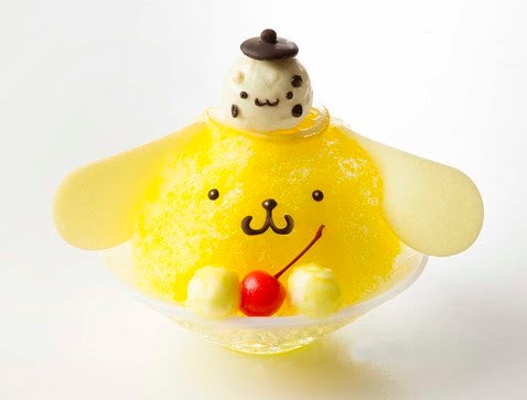 爽やか！レモンの仲良しかき氷990円（税抜）（C）1996，2017 SANRIO CO．，LTD．APPROVAL NO．S581159
