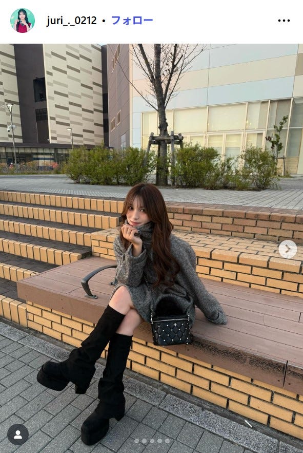 榊原樹里Instagramより