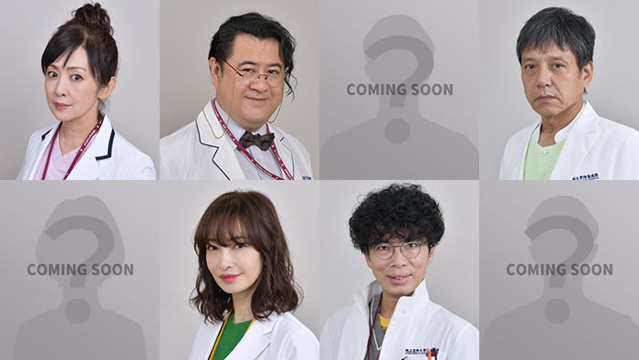 (上段左から)斉藤由貴、小手伸也、勝村政信(下段左から)りょう、片桐仁(C)日本テレビ