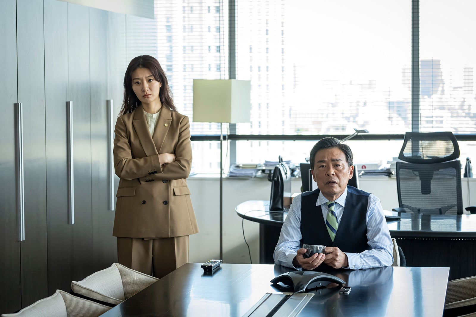 玄理、光石研「弁護士ソドム」第3話より（C）テレビ東京