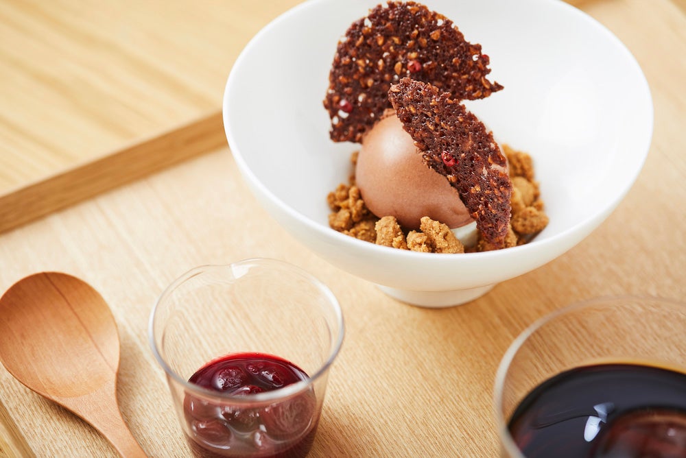 コーヒーコース -3種のコーヒーと季節のデザート-​​／画像提供：Blue Bottle Coffee Japan