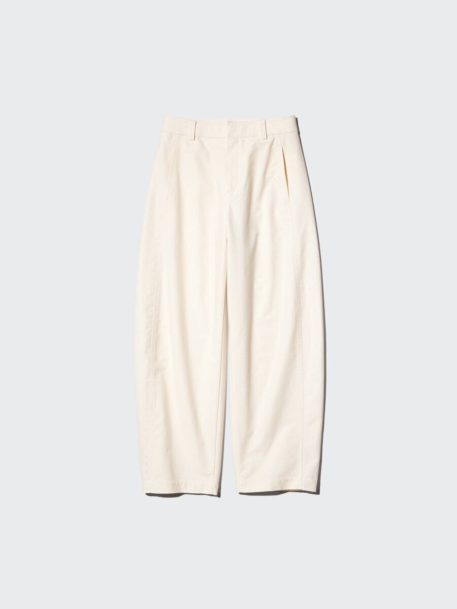 2026春夏ユニクロ大人女性おすすめジャージーバレルレッグパンツ