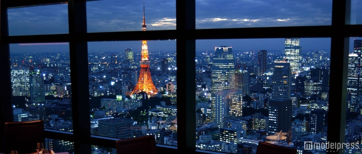 東京タワー一帯の夜景が見える贅沢なロケーション／画像提供：M・R・S
