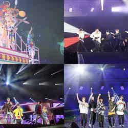 （左上から時計回りに）浜崎あゆみ、EXO、GENERATIONS from EXILE TRIBE、AAA（画像提供：avex）