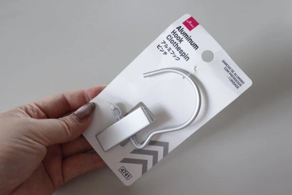 ダイソー　アルミフックピンチ