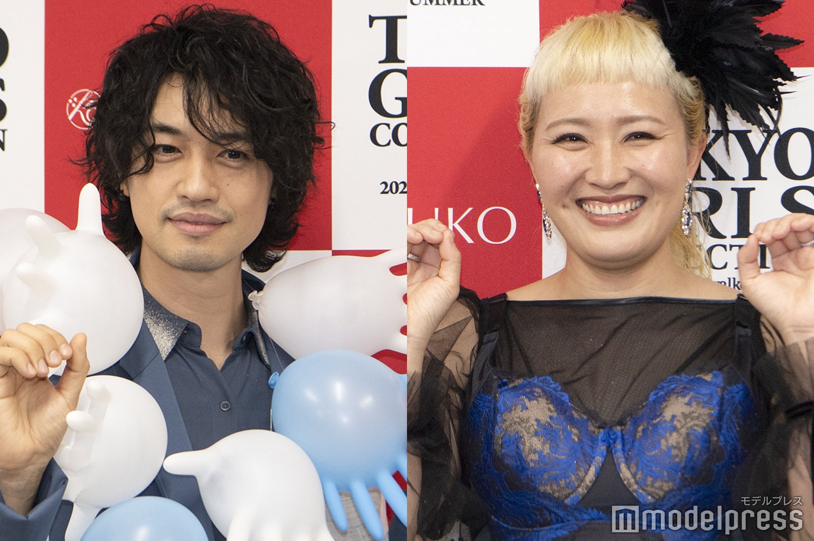 斎藤工＆丸山桂里奈、自身の“補正したいこと”は？「全部蹴り飛ばしたくなる」＜TGC 2022 S／S＞