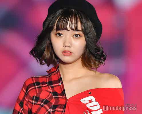 江野沢愛美、SEXYコーデでランウェイ 美肌に釘付け<関コレ2018A/W>