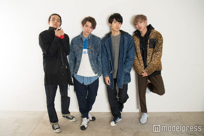 (左から)AM、Kauan、Fu、U(C)モデルプレス