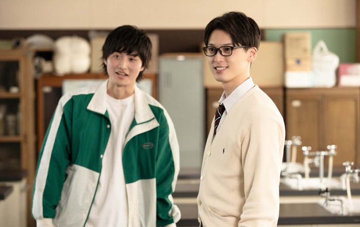 岐洲匠、松本大輝「佐原先生と土岐くん」第1話より(C)「佐原先生と土岐くん」製作委員会・MBS