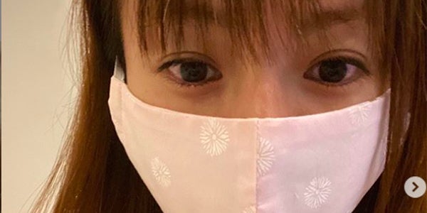 深田恭子、2ヶ月ぶりインスタ更新 母お手製マスク姿でコロナ収束願う 