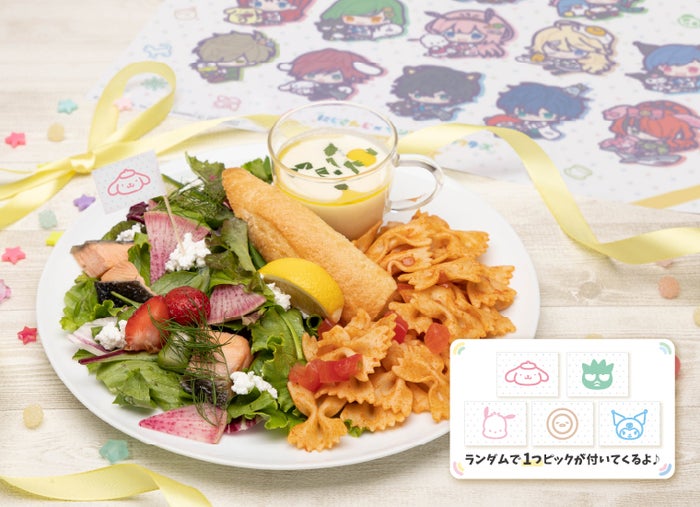 【世怜音女学院】セレじょランチプレート税込1,650円(C)ANYCOLOR,Inc.(C)’22 SANRIO(L)