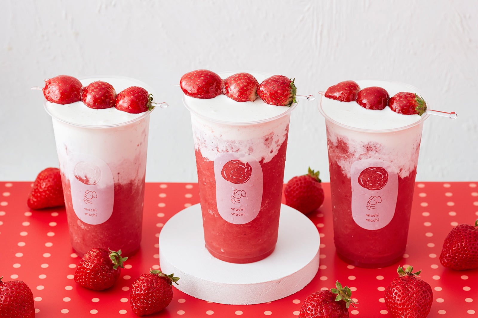 「machi machi（マチマチ）」いちご飴の新作チーズティー登場