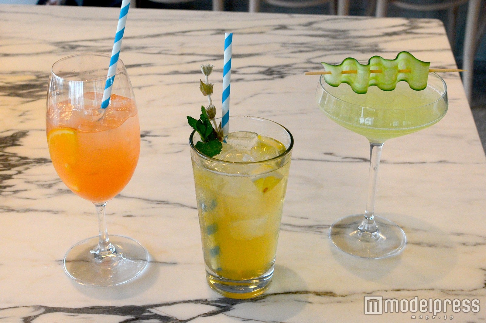 （左から）アポロスマッシュ￥1300、ハイマウンテンアイスティー￥1300、ティアーズ オブ キオス￥1300（C）モデルプレス