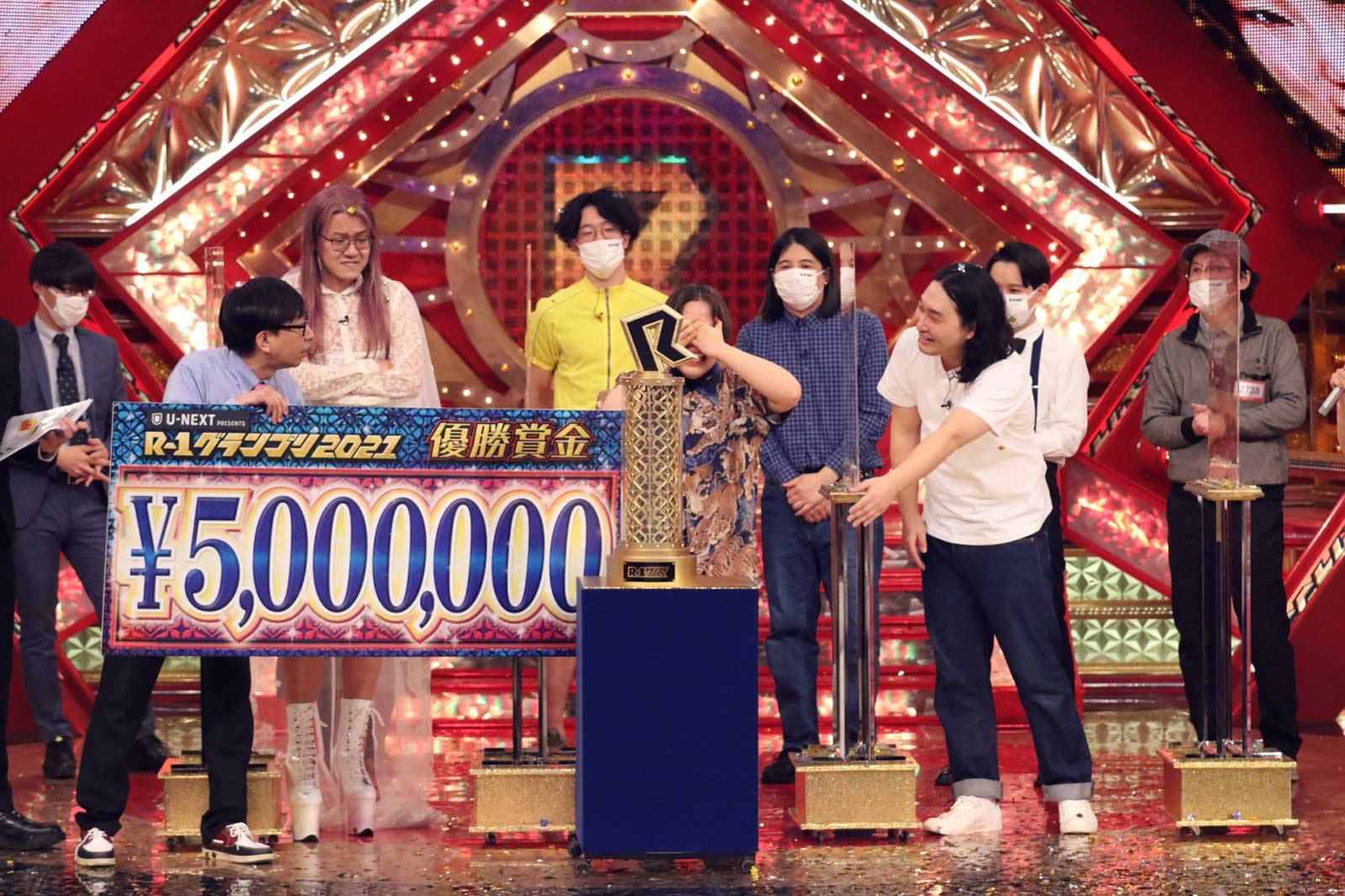 優勝者発表の瞬間（提供写真）