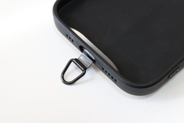 ステンレス製スマホストラップホルダー（BK）　使用方法