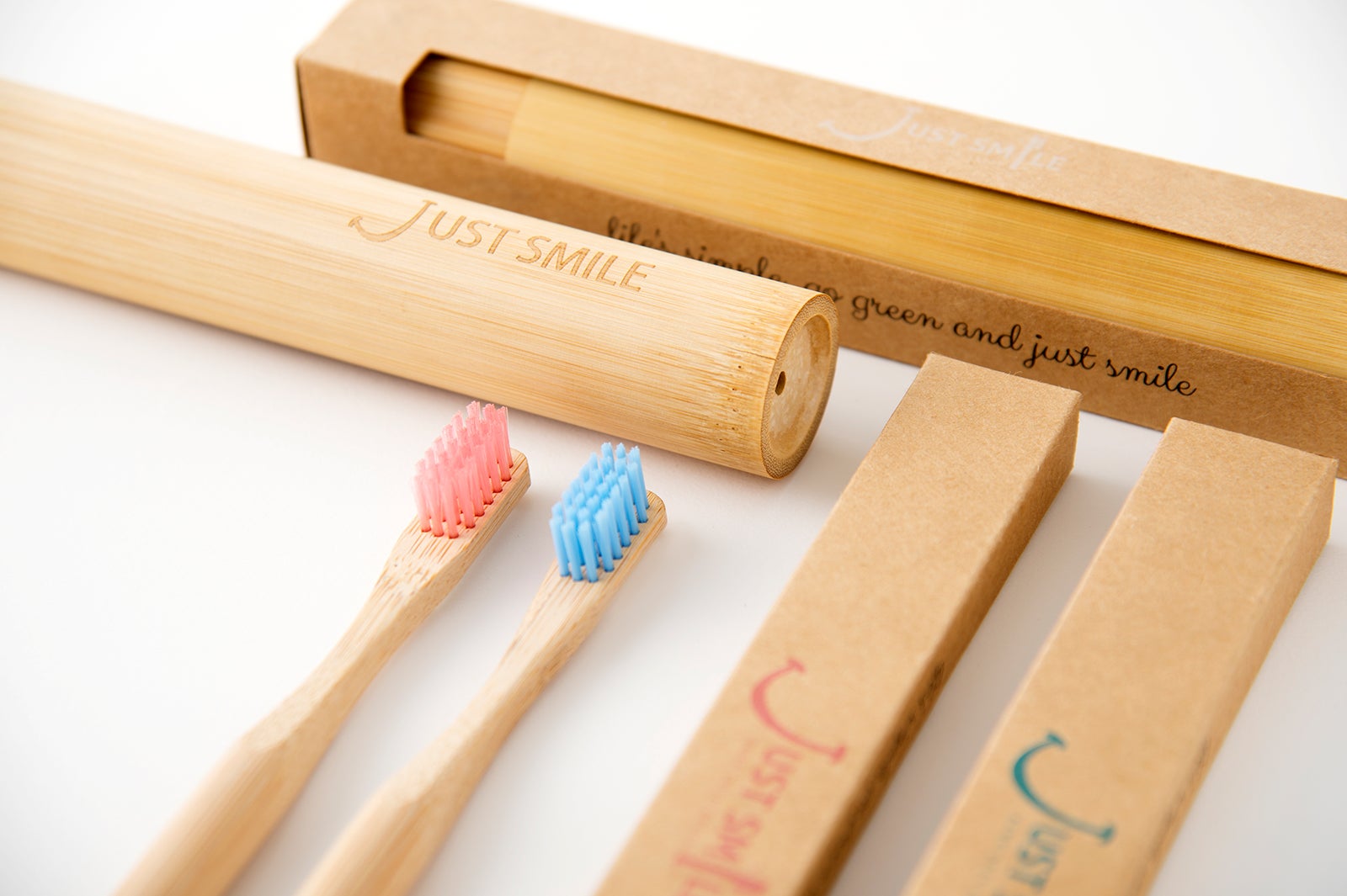 Just Smileの竹製歯ブラシ／画像提供：立飛ホスピタリティマネジメント