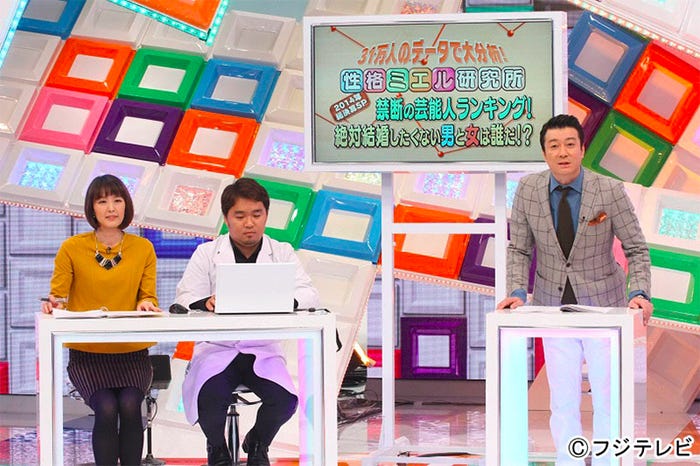 (左より)中村仁美アナウンサー、ディグラム・キハラ(木原誠太郎)、加藤浩次