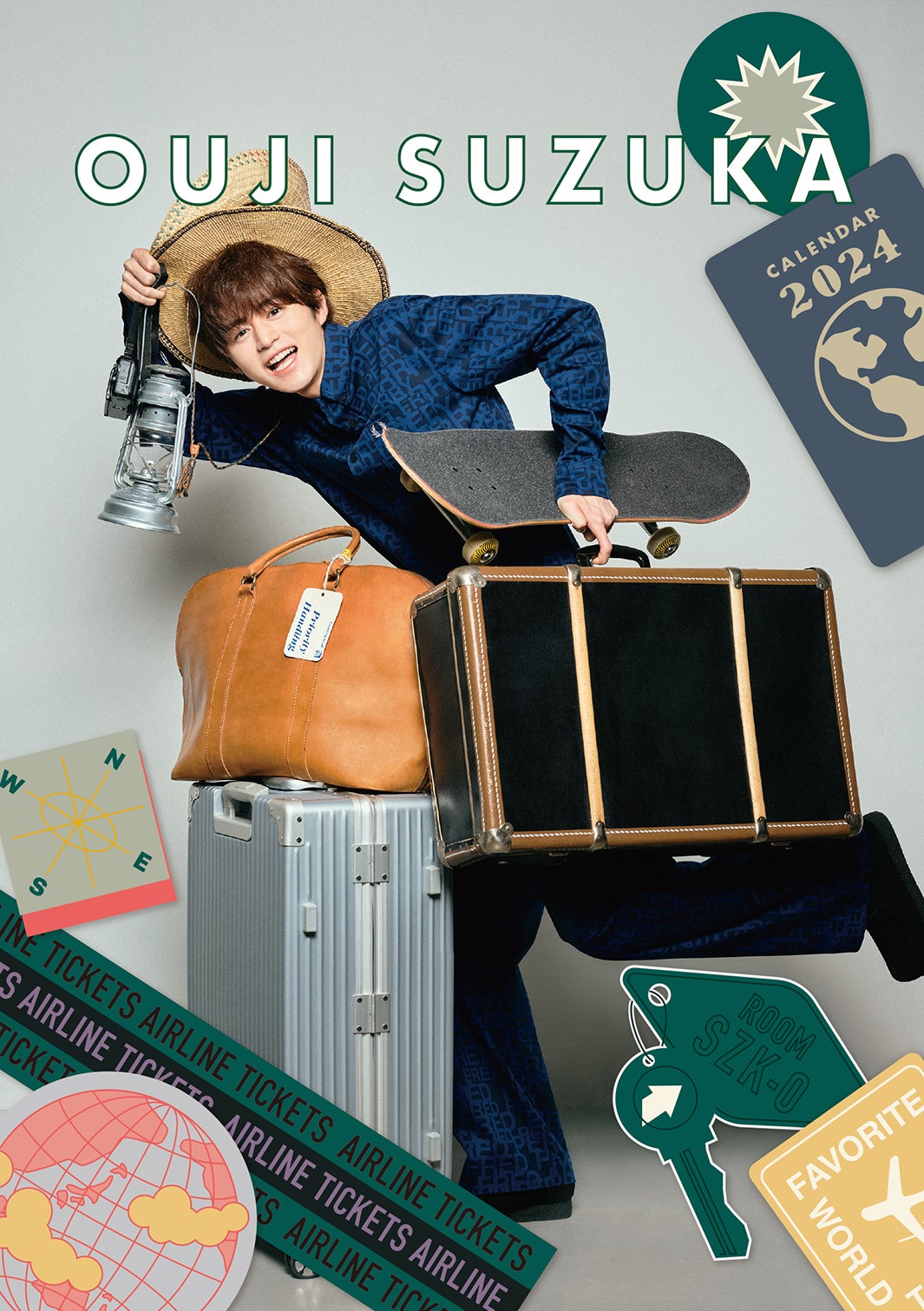 「鈴鹿央士 2024年カレンダー」表紙（提供写真）