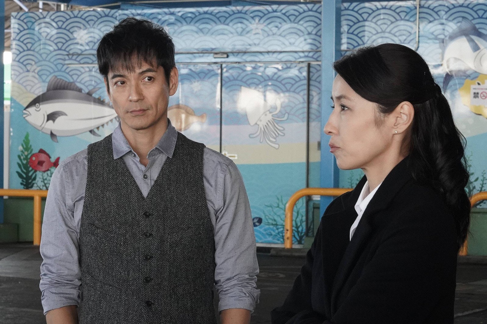 沢村一樹、水野美紀／「絶対零度～未然犯罪潜入捜査～」第1話より（C）フジテレビ