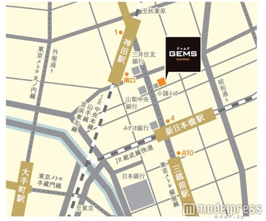 アクセスMAP／画像提供：野村不動産