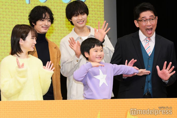 (上段左から)塩野瑛久、兵頭功海、ビビる大木(下段左から)志田未来、天野優(C)モデルプレス