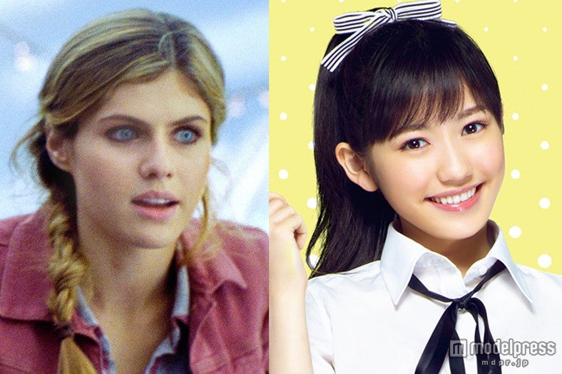 ハリウッドデビューをする渡辺麻友（右）と渡辺が声優を務めるアレクサンドラ・ダダリオ／(Ｃ)2013 Twentieth Century Fox