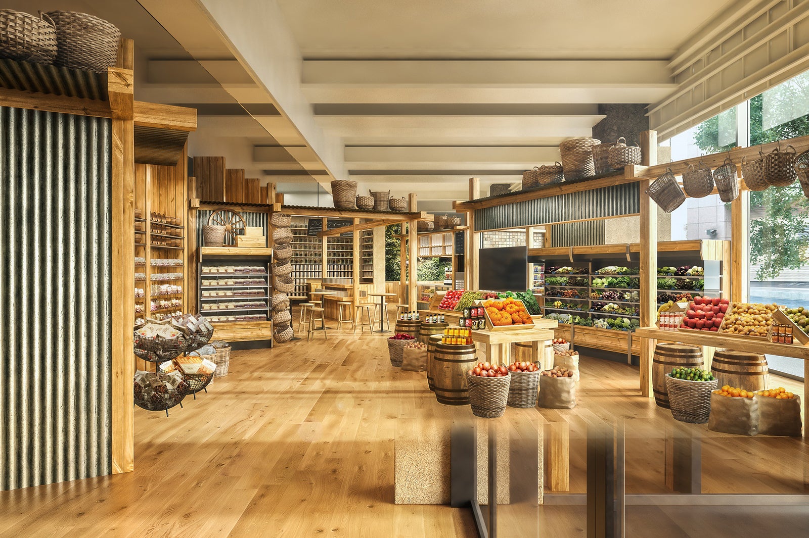 青果売場イメージ／画像提供：株式会社良品計画