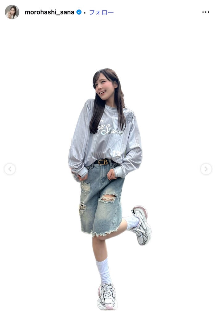 諸橋沙夏Instagramより
