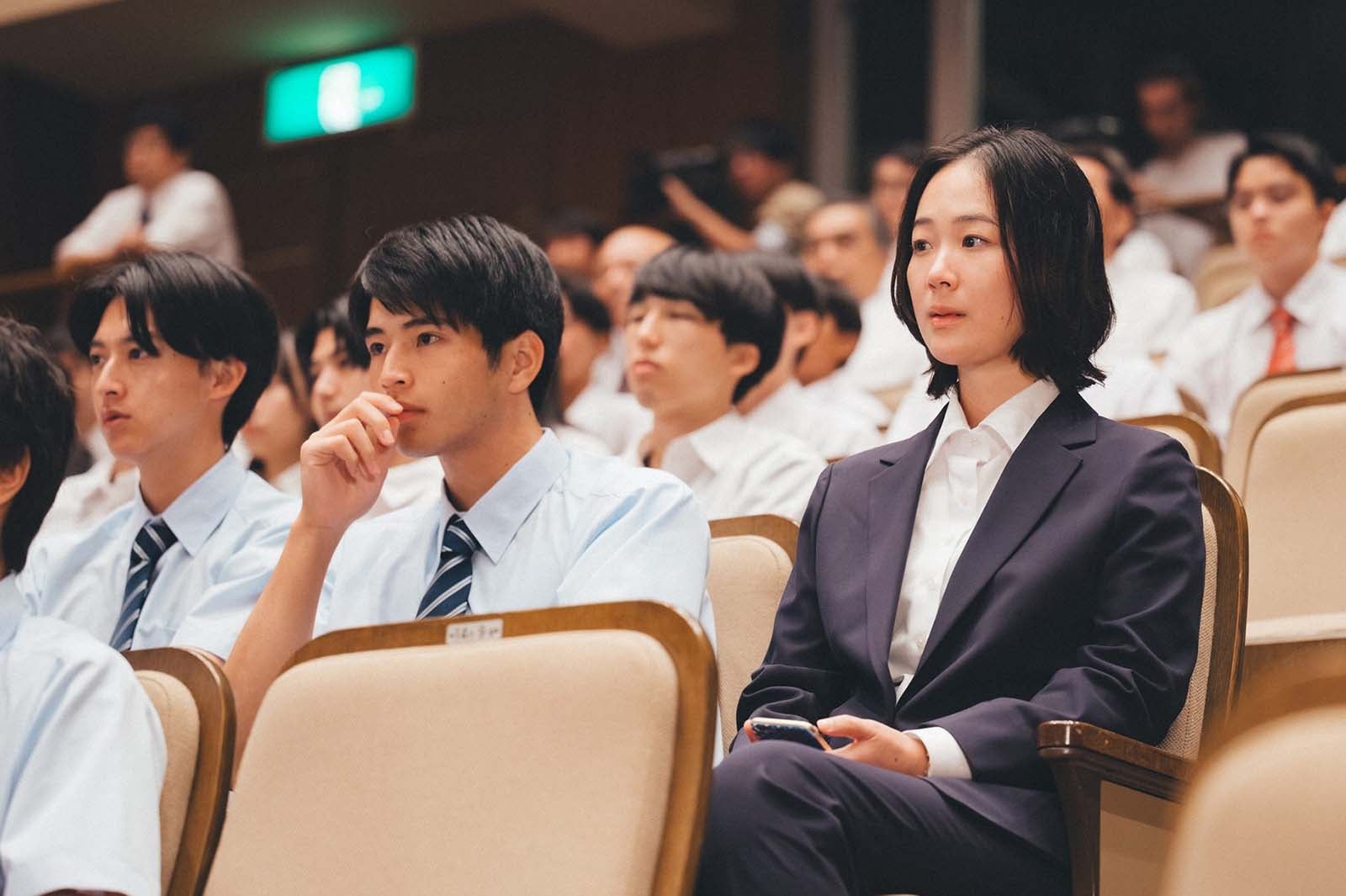 （左から）伊藤あさひ、中沢元紀、黒木華「下剋上球児」第3話より（C）TBSスパークル／TBS 撮影：ENO