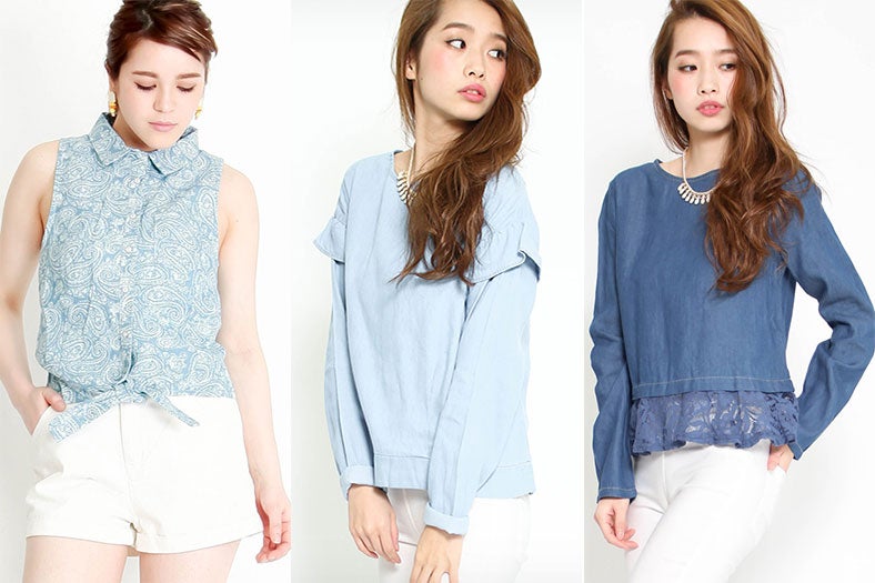 「デニム」はちょい甘デザインでフェミニンが気分！