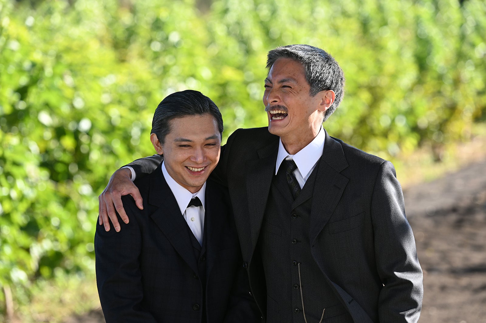 吉沢亮、高良健吾「青天を衝け」第40回（C）NHK