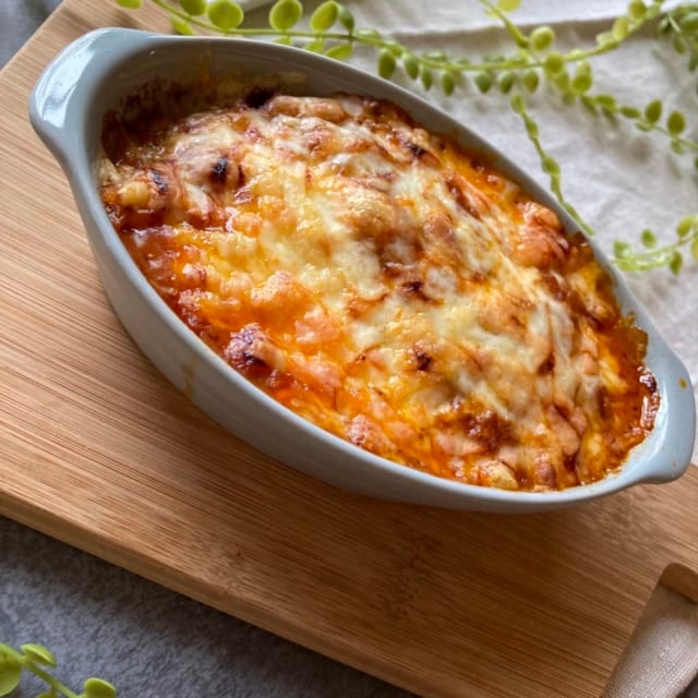 業務スーパーの牛すじコロッケを使ったコロッケグラタンアレンジ