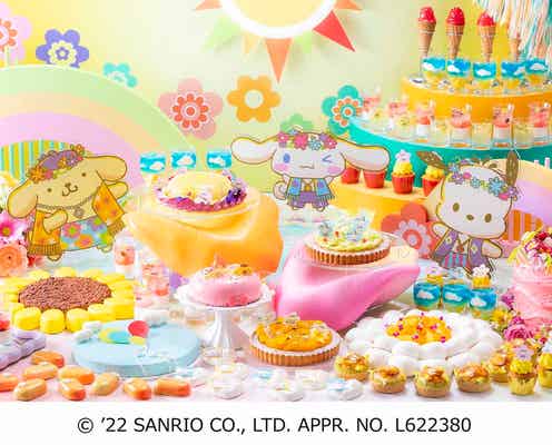「サンリオキャラクターズ スイーツビュッフェ」ヒルトン大阪で、“夏フェス”イメージの約25種