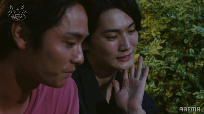 平原颯馬、押田岳『オオカミくんには騙されない』第4話(C)AbemaTV, Inc.