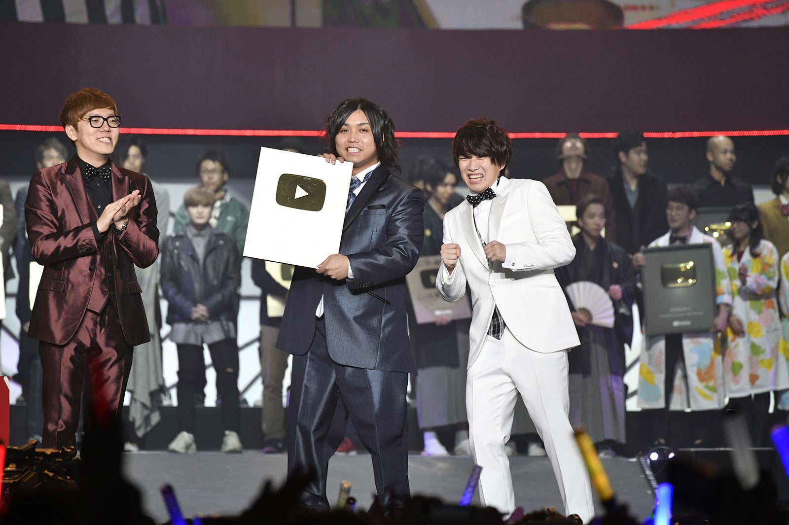 「YouTube FanFest」の模様／HIKAKIN、水溜りボンド（提供：YouTube） 