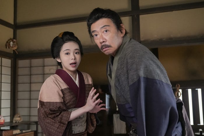 趣里、生瀬勝久「ブギウギ」第97話(C)NHK