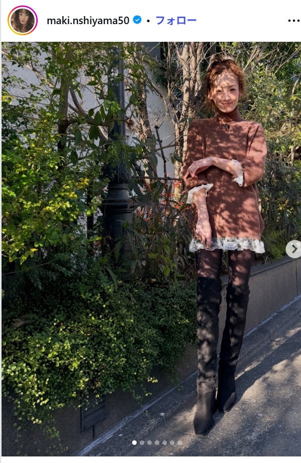 西山茉希Instagramより