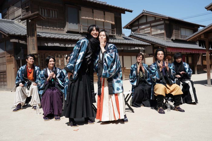 前田拳太郎、奥智哉「君とゆきて咲く~新選組青春録~」記者会見より(C)テレビ朝日