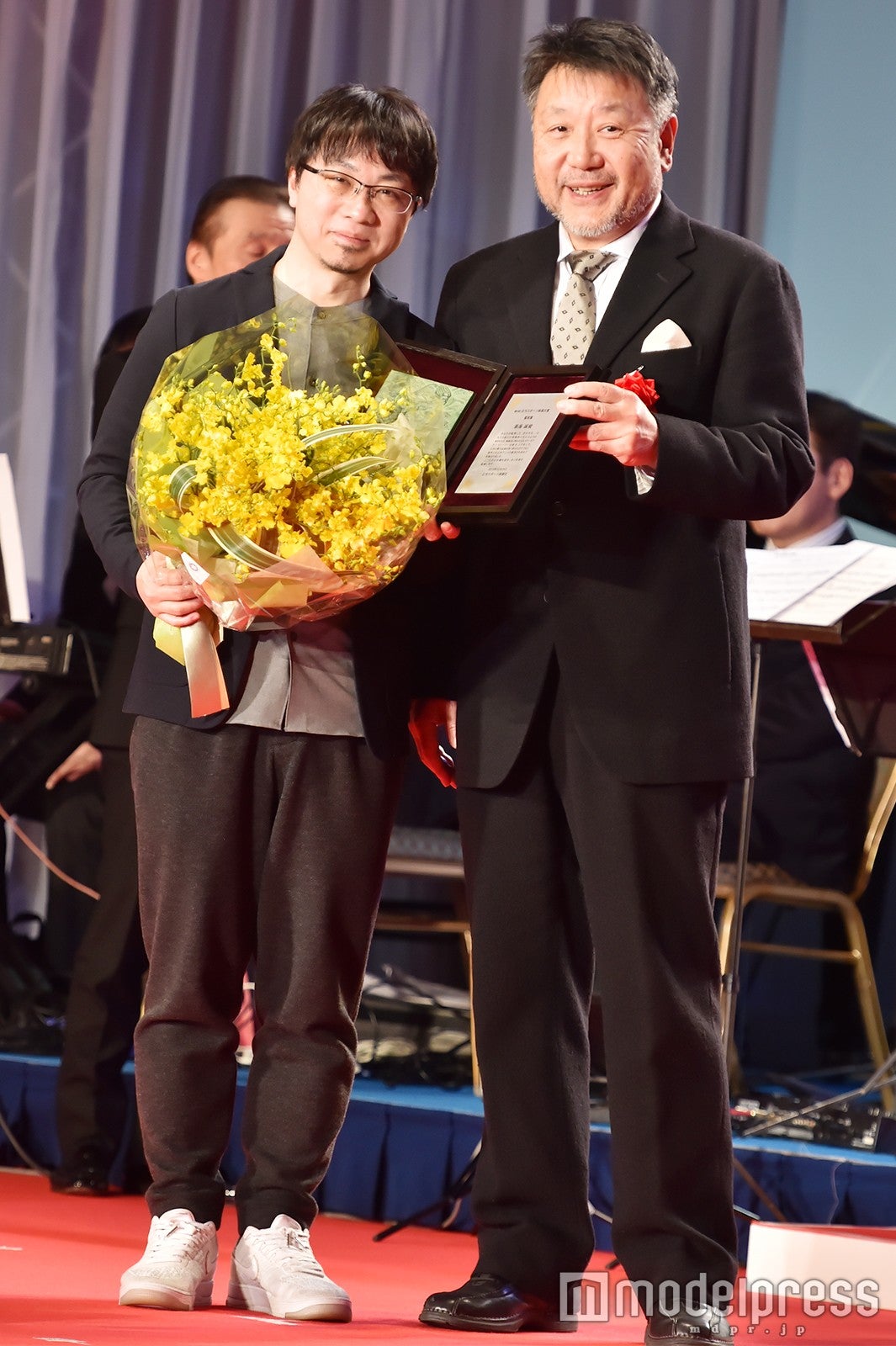 新海誠監督、原田眞人監督 （C）モデルプレス