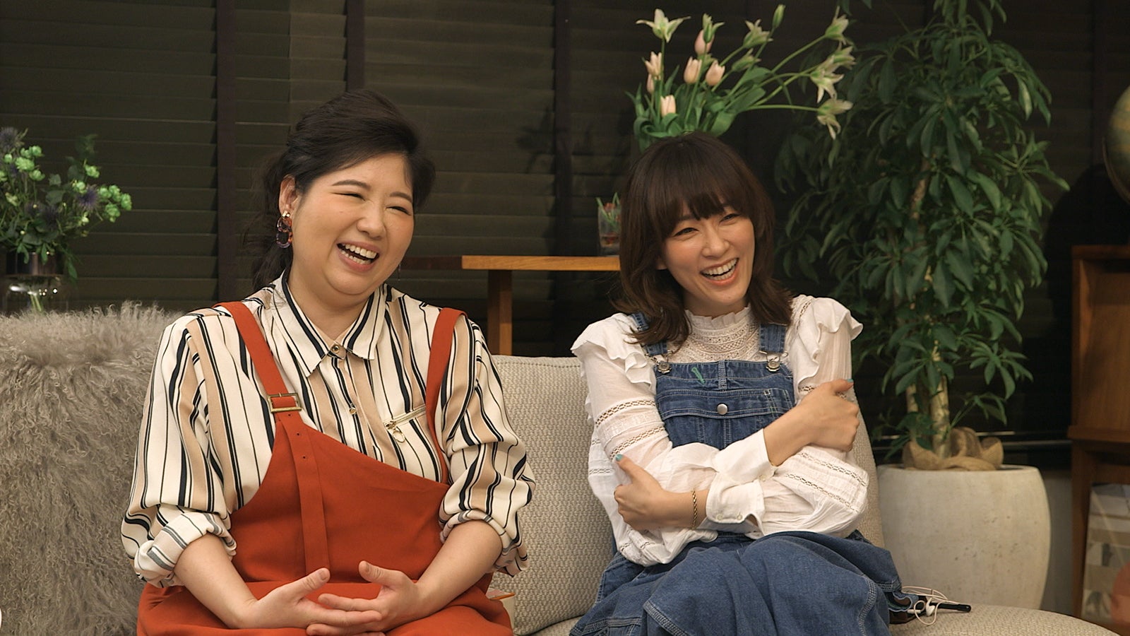 スタジオの様子／馬場園梓、水川あさみ「TERRACE HOUSE TOKYO 2019-2020」39th WEEK（C）フジテレビ／イースト・エンタテインメント