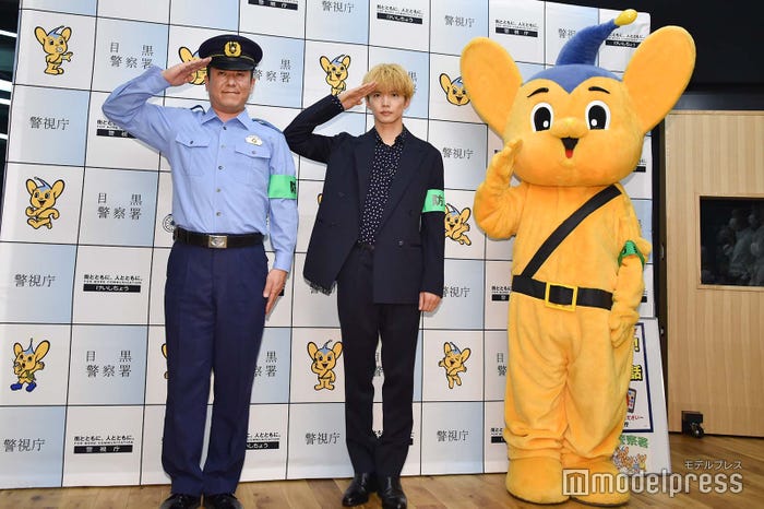 署長、佐藤大樹、ピーポくん(C)モデルプレス