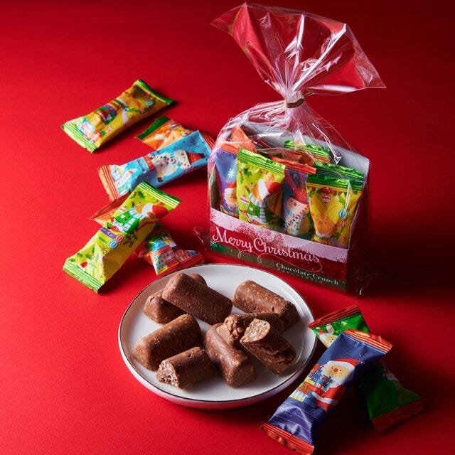 シャトレーゼ Xmasチョコレートクランチ8個入 シャトレーゼ Xmasチョコレートクランチ8個入