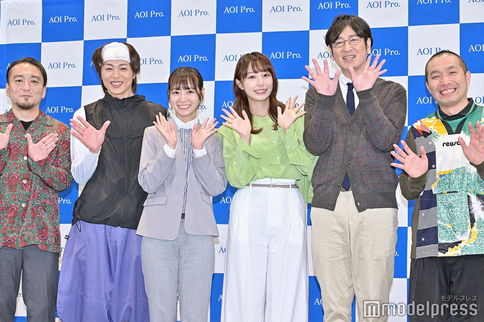 野田慈伸氏、新木宏典、北野日奈子、宇垣美里、田中直樹、塚本直毅（C）モデルプレス
