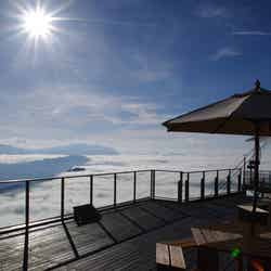 雲の上の絶景カフェ「SORA terrace cafe」 夜はナイトクルーズで星空&夜景を満喫/画像提供:株式会社北志賀竜王