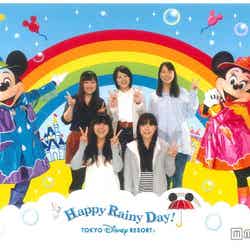 東京ディズニーランド「イメージワークス」雨の日限定の合成写真（C）Disney