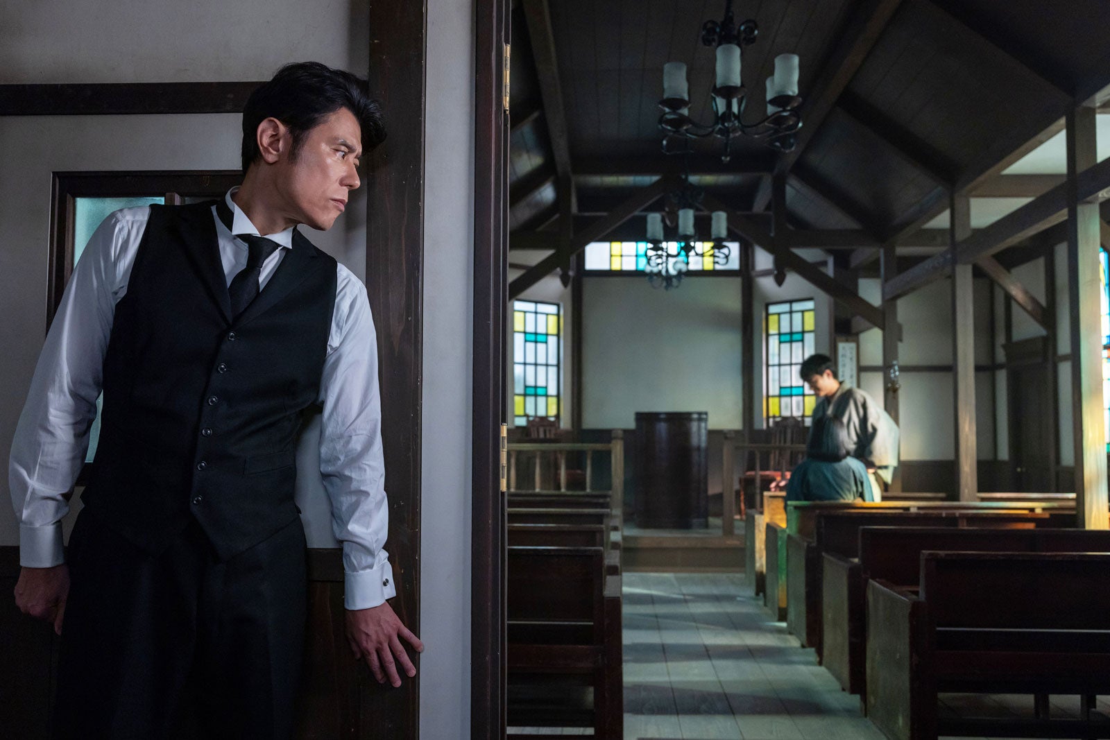 原田泰造、上坂樹里、藤原季節「風、薫る」第45話（C）NHK