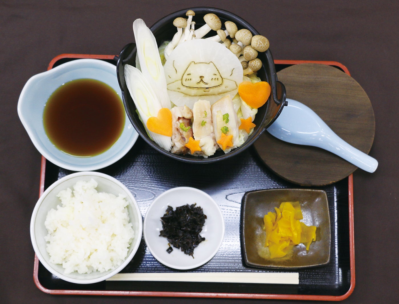 「カピバラさんの露天風呂ぽかぽかあったかゆず湯なべ」（C）TRYWORKS