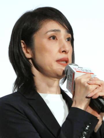 天海祐希 大杉漣さんを思い涙「漣さんが力を貸してくれたと思う」映画「緊急取調室 THE FINAL」初日舞台あいさつ