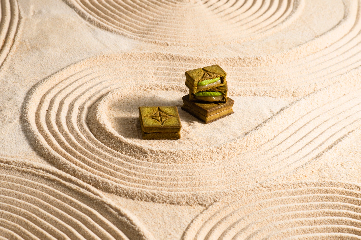 バターサンド＜宇治抹茶＞／画像提供：BAKE